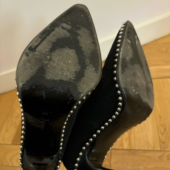 Alexander Wang Eri Plisse Studded Sock Boots - Picture 9 of 9